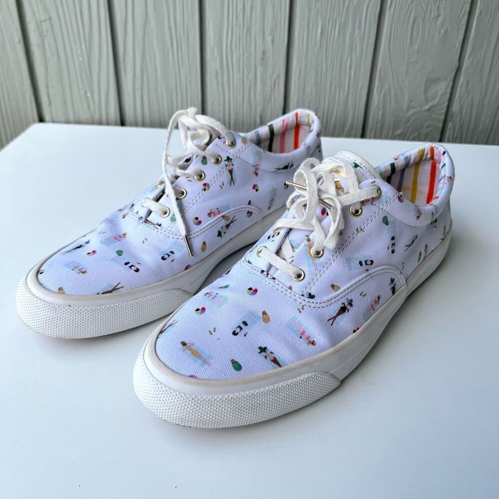 Keds x Rifle Paper Co. Anchor Sun Girls Sneakers WMN SZ 10, Anthropologie